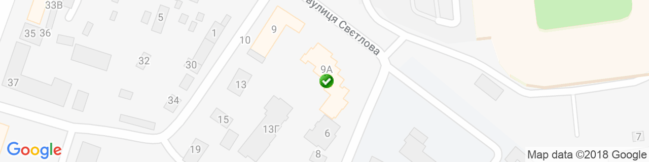 Карта объектов компании Сириус