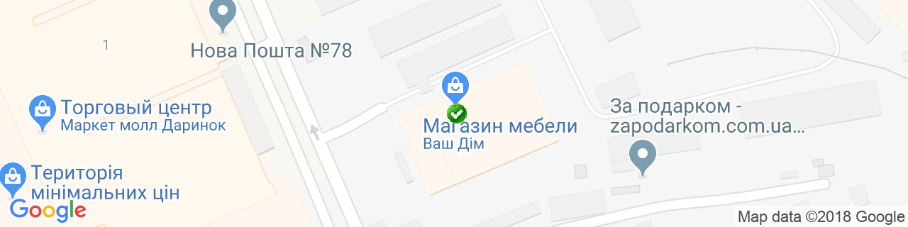 Карта объектов компании SonataMobel